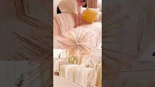 Elegancia Funcional Funda de Sof&aacute; de Chenilla #decoracionhogar #hogaracogedor #hogardulcehogar