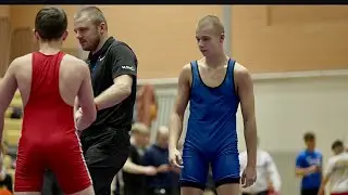 U17 M. Nemirovski (EST) vs I. Nosko (EST) 62kg. Youth boys freestyle wrestling.