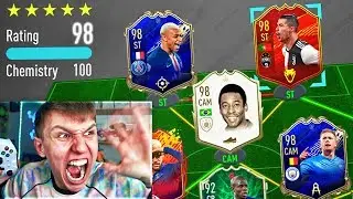 РЕЙТИНГ 98!! - ВЫЗОВ FUT DRAFT С РЕЙТИНГОМ 195! (FIFA 20)