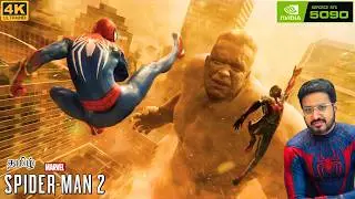 Two Spiderman Fight with Giant Sandman | Spiderman 2 Tamil Gameplay RTX 5090 4K Ultra | Earth Gamer