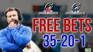 AFC & NFC CHAMPIONSHIP FREE BETS | 2 Picks & Full Game Previews