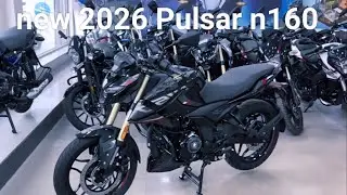  😍New 2026 ❤️ Pulsar n160 single seat USD model 🥰