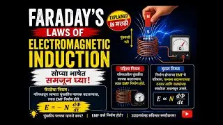 Element of Electrical engineering 1.4 Faraday's laws of electro magnetic induction explain  Marathi