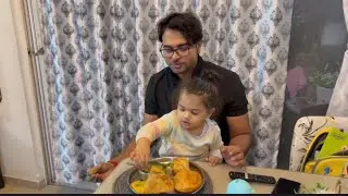 Aaj maine and Krishu ne samosha khaya 