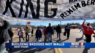 Large crowd holds MLK Day march in West Point