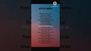 Jutti Meri - Neha Bhasin | #song #ytshorts #lyrics