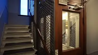 Amazing 1906 Titan traction elevator (mod by Fischer & Ravn) @ Vimmelskaftet 47, Copenhagen, Denmark