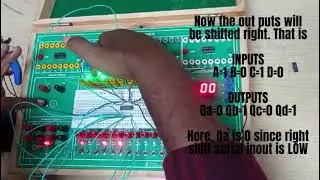 Implementation and Verification of Shift Registers using IC 74194