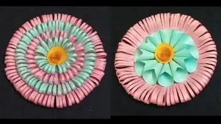 Easy paper flower wall hanging craft | how to make wall hanging | paper craft | wall hanging craft