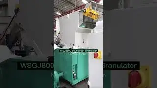 Wiscon shredder with Wensui soundproof granulator