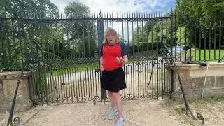 Spooky 17th C Gates at Dyrham Park