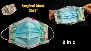 Diy Easy surgical Mask Cover | How To medical mask cover sewing tutorial -membuat cover masker