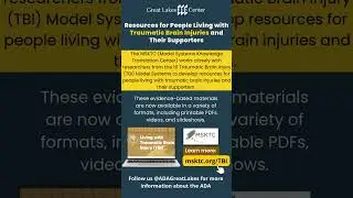 Resources for people with brain injury