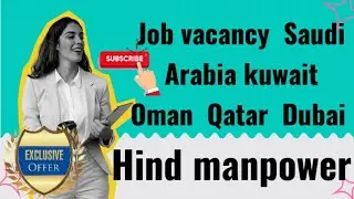 Job vacancy)dubai(kuwait(Qatar(Oman(Saudi  All over gulf visa Available here please comment karo 