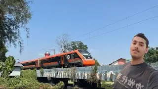 Alappuzha small Railway Bridge passing Thiruvananthapuram Central Vande Bharat Express 🧡🇮🇳🔥🚉🚂