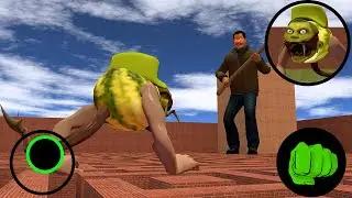 I Turned Into Spider Lin Gang Melon in BIG MAZE PART 1   Garry&rsquo;s Mod