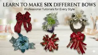 Bowdabra&reg; 101 Live: Wreath & Tree Topper Bows Made Easy