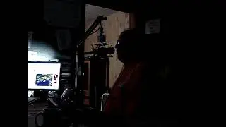 Larry Butler on radio in James Studio