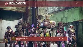Dire Promise 20 kills Iron Banner, We Ran out of Medals