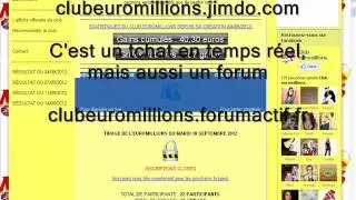 Vid&eacute;o Club euromillions
