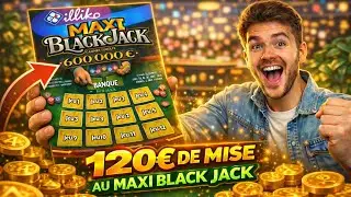 J&rsquo;ose TOUT : 120&euro; sur le Maxi Black Jack&hellip; soit je deviens fou, soit je perds tout😱