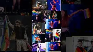 Celebrities who waved the pride flag onstage 🏳️&zwj;🌈 part 1