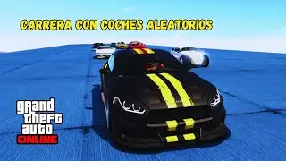 GTA V ONLINE TENGO MUCHA SUERTE EN LA CARRERA CON COCHES ALEATORIOS