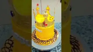 height golden Taj cake