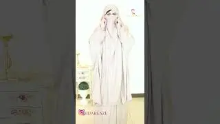KHAKI TWO PIECES JILBAB SET | STYLE 1 | UMRAH & PRAYER OUTFIT | TUTORIAL | HIJABEAZE BY UROOJ
