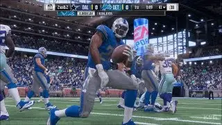 Madden NFL 18 - Detroit Lions vs Dallas Cowboys - Gameplay (HD) [1080p60FPS]