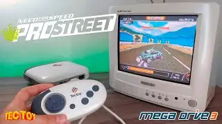Need for Speed: Pro Street (MD3 Tectoy) - Mega Drive Gameplay - CRT