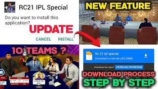 Real Cricket 21 IPL Update 🔥 | Real Cricket 21 Download link | New Cricket Game
