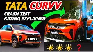 TATA CURVV  CRASH TEST in BHARAT NCAP  | Tata Curvv Safety Test, Rating