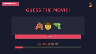 Daily Quiz Quest - Emoji Movies Quiz #1 | Guess All 9!