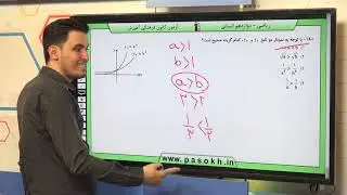 پایه دوازدهم انساني رياضي و آمار الگوهاي غير خطي تابع نمايي سوال 180 درصد پاسخگویی 7