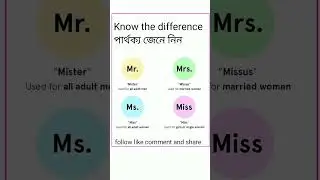 #Know the difference#পার্থক্য জেনে নিন#generalknowledge #gkquiz