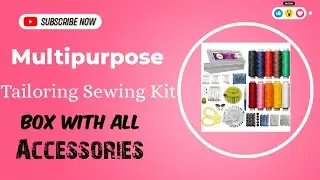 unboxing Multipurpose Tailoring Sewing Kit Box with All Accessories