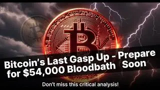 Bitcoin $BTC Can't Hold These Levels - $54,000 Crash Is Next Stop