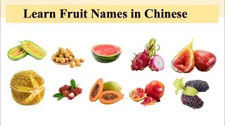 Learn Fruit Names in Chinese/ 50+ Fruits/Beginner Chinese
