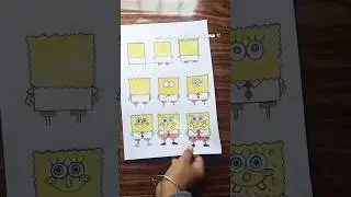 Focus on progress not perfection ✨👀#drawing #art🎨 #progress #improvement#spongebob