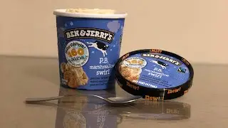 USA Ben & Jerrys light Eis Moophoria: P.B. marshmallow swirl - TEST