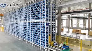 Futuret att- Miniload box type warehouse at customer site.