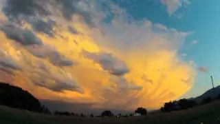Timelapse of Massive Thunderhead in Bitteroot Valley