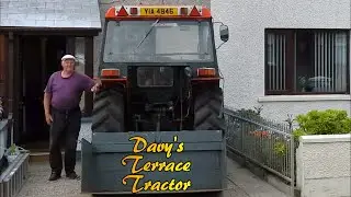 Davy's Terrace Tractor In Doagh Village, Zetor 6211 - (N Irish Village Short Documentary &  Scenery)