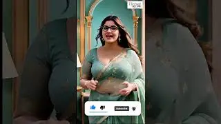 Meet Maria from Elegant AI 🎤 Saree Style Begins Here! #Shorts @Elegant_AI