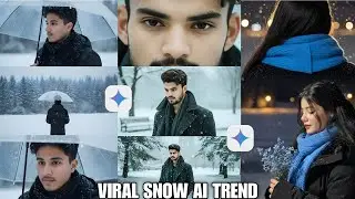 Instagram Viral Snow Ai Photo Editing | Trending Winter Photo Editing | Snow Ai Viarl Photo Editing