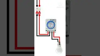 Digital Timer switch connection #youtubeshorts #shortvideo #connection #subscribe