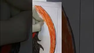 Ram Bhakt Hanuman ji's sketch 🚩🚩संकट मोचन हनुमान जी 🙏 जय श्री राम 🚩🙏 |#shorts #bhajan #trending