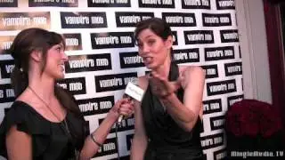 Reamy Hall Vampire Mob Web Series Premiere Mingle Media TV Black Carpet Report