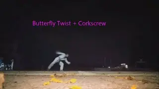#taekwondo B-twist + Corkscrew kick Progress (2022 &rarr; 2024)
